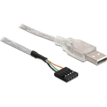 Datový kabel Delock kabel USB 2.0-A samec na pinový konektor (83078) 83078