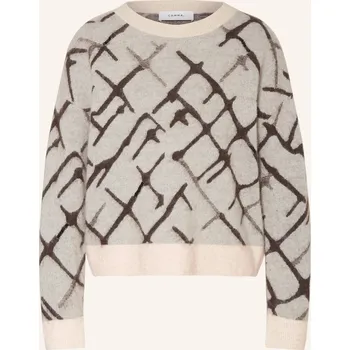 Dámský svetr Comma Dámský Svetr S Ozdobnými Kameny, světle šedá / tmavě...