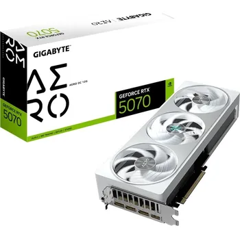 Grafická karta GIGABYTE GeForce RTX 5070 AERO OC 12G GV-N5070AERO OC-12GD
