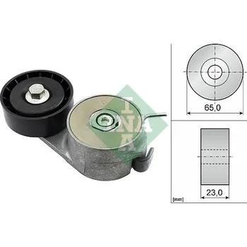 Napínák, žebrovaný klínový řemen INA 534 0119 20