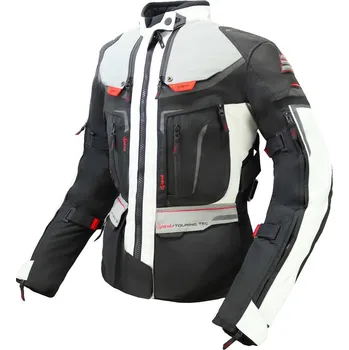 Moto bunda Spark Dámská textilní moto bunda NEVADA LADY - Šedá