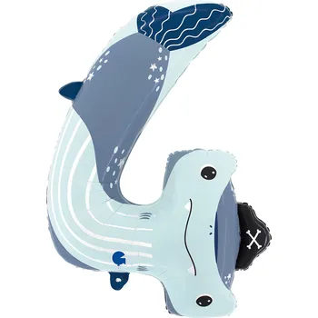 Balónek Balónek fóliový 86 cm Žralok číslo 4