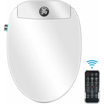 Bidet WELLBLUE Japonský elektronický bidet s dálkovým ovládáním a automatickým sklápěním sedátka - STANDARD