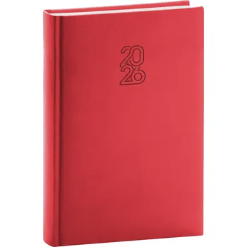 Notique Aprint 15 x 21 cm denní 2026, červený
