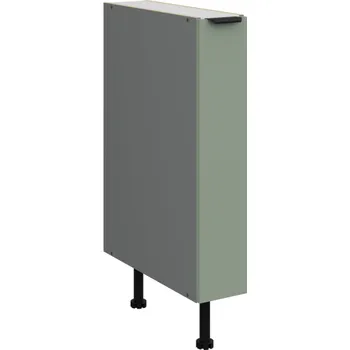 Kuchyňská skříňka 15 D CARGO BB, Spodní kuchyňská skříňka s výsuvným drátěným košem Aria aquamarine/antracit