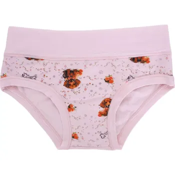 Dívčí kalhotky s potiskem štěňátek a růží Emy Bimba B2946 barbie velikost 5