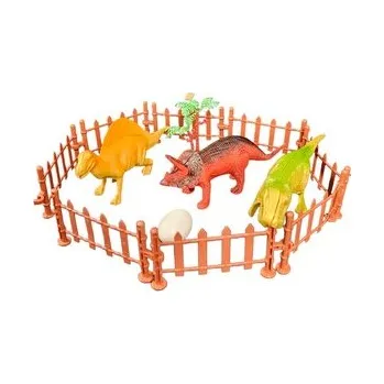 Leventi DINOSAUŘI - SADA FIGUREK 3 KS S OHRADOU