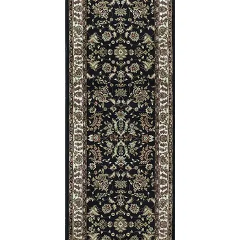 Koberec Vopi Běhoun Anatolia 5378 black (Varianta: 1 BM 70 cm šíře)