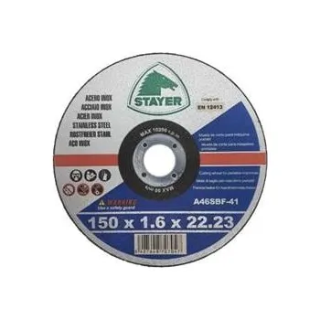 Řezný kotouč Kotouč řezný na kov STANDARD T41, O 150 x 1,6 x 22,23 mm, STAYER 3775.394
