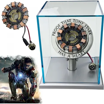 Sběratelství CHZ Obloukový reaktor "HEART OF TONY STARK" Svítící replika - Avengers