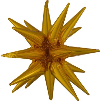 Volný čas Balónek fóliový 3D Hvězda zlatá