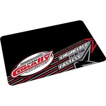 RC náhradní díl Team Corally Pracovní podložka 600x400 mm, 2mm tlouštka, černá