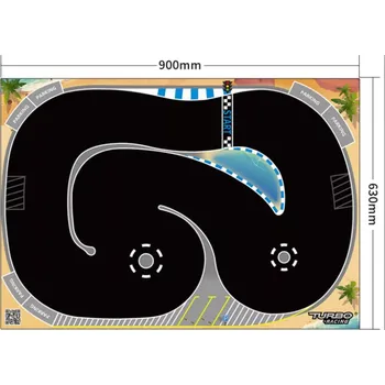 RC náhradní díl Turbo Racing driftovací dráha (630x900mm)