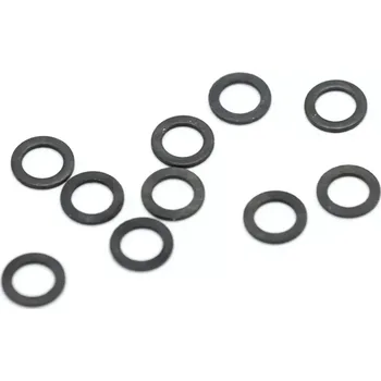 RC náhradní díl SWORKz ocelové podložky 3.4x6xT0.5mm, 10 ks.