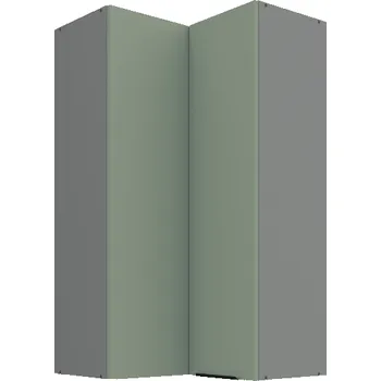 Kuchyňská skříňka 60 x 60 GN-108 2F (90°), Horní rohová kuchyňská skříňka Aria aquamarine/antracit