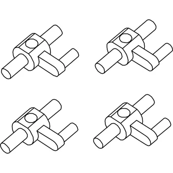 RC náhradní díl Turbo Racing těhlice 4ks