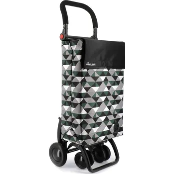 Nákupní taška Rolser Classic Sahara Tour 4x4 nákupní taška na kolečkách s nastavitelnou rukojetí, khaki