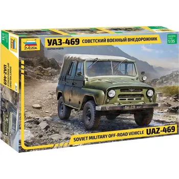 Plastikový model Zvezda UAZ-469 (1:35)