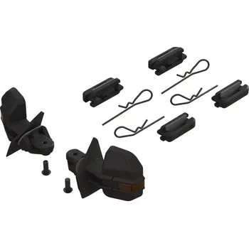 RC náhradní díl Arrma křídlová zrčátka, kliky dveří