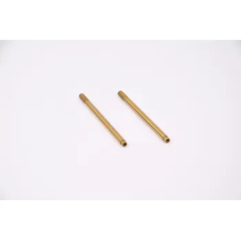 RC náhradní díl SWORKz 3mm zadní pístnice olejového tlumiče, krátké, 2 ks.