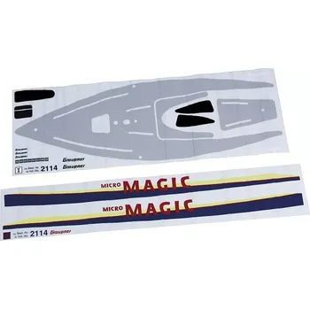 RC náhradní díl Graupner/SJ Lodní kýl - Micro Magic