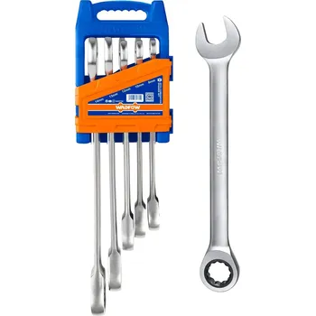 Klíč Wadfow Klíče ráčnové očkoploché sada 5ks WSP4205