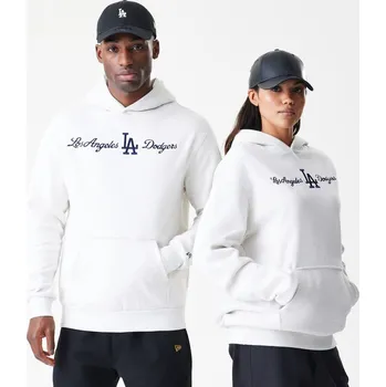 Pánská mikina Mikina New Era - MLB Graphic Oversized Hoody - LA Dodgers - Heather Grey velikost XXL