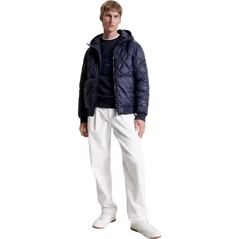 Tommy Hilfiger pánská tmavě modrá bunda - XXL