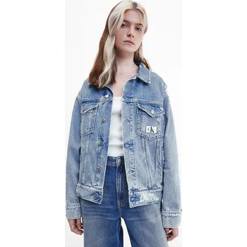 Dámská casual bunda Calvin Klein dámská modrá džínová bunda - M