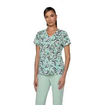 Zdravotnický oděv Lékařská halena koi Leslie dámská - pandy Velikost: L