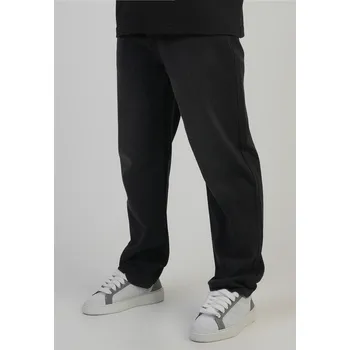 Pánské džíny SikSilk Černé straight fit džíny s opraným efektem Velikost: 36