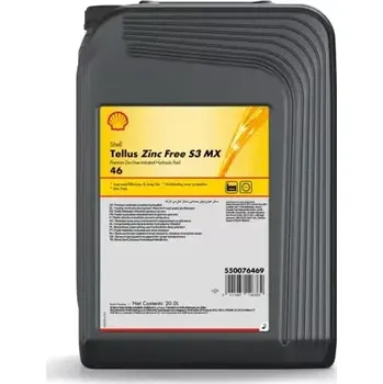 Hydraulický olej Shell Tellus Zinc Free S3 MX 46 20L