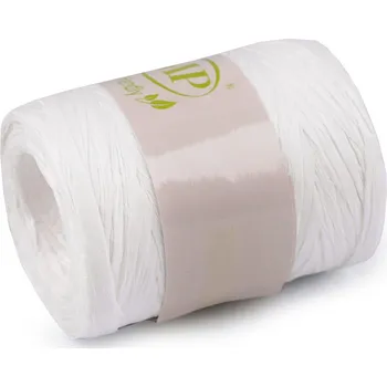 Lýko rafie přírodní, k pletení tašek, šíře 5-8 mm Varianta: 8 (01) bílá, Balení: 1 ks