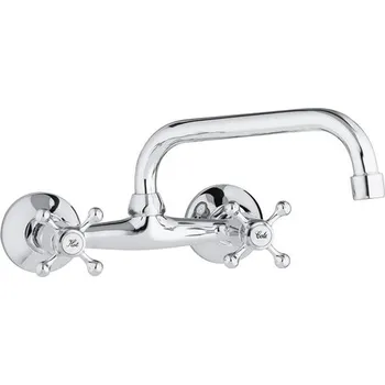 Vodovodní baterie DuraHome Baterie dřezová, CARIRI 49008, nástěnná, chrom