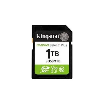 Paměťová karta Kingston paměťová karta 1TB Canvas Select Plus Gen 3 SDXC 150R U1 UHS-I C10 V10