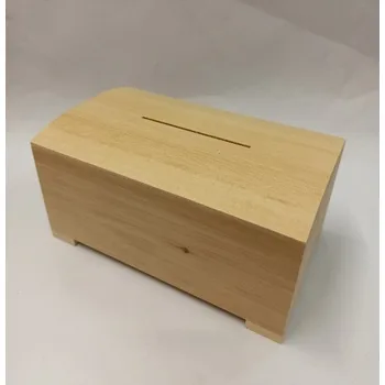 Pokladnička Dřevěná pokladnička 19,5 x 11,5 cm