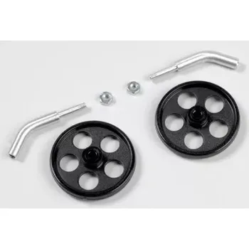 RC náhradní díl Revtec Osa kola zalomená včetně kol pro uhlík 2mm (2)