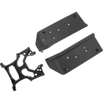 RC náhradní díl Axial bočnice šasi, zadní příčka: SCX10 III BC