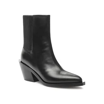 Dámské kozačky Polokozačky Coach Prestyn Lth Bootie CN136 Černá 36