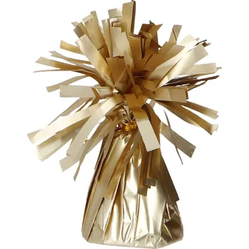 Balónek Těžítko na balónky zlatá matná