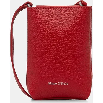 Kabelka Kožená kabelka Marc O'Polo červená barva, 5000009285 33X, vel. ONE SIZE
