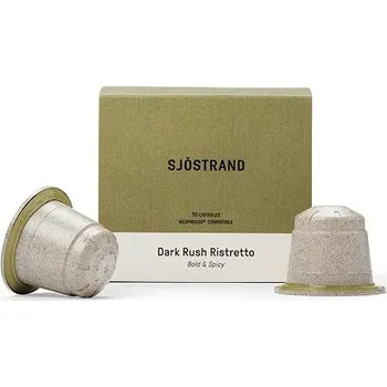 Sjöstrand Dark Rush Ristretto, 10 kapslí