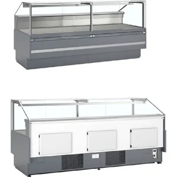 TEFCOLD SOCB25082A AKCE - Chladicí obslužný pult š. 255 cm | ventilovaný, šedý