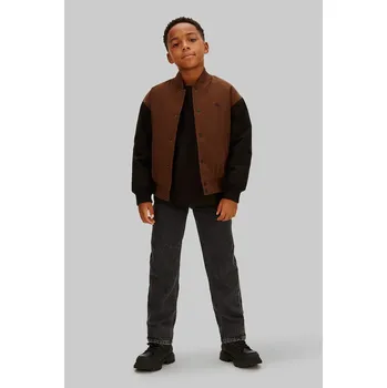 Dětské rifle Calvin Klein Jeans STRAIGHT IB0IB02602.128.176.PPY2 černá 99X, vel. 140