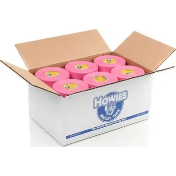 Růžová textilní hokejová páska Howies | 36 kusů