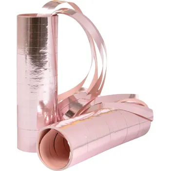 Serpentýny metalické rose gold 2 ks