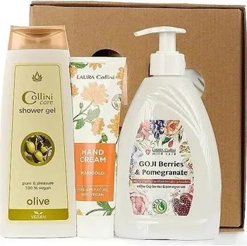 Přípravek na čištění pleti a oči ATEA future Laura Collini dárkový balíček Nr. 11 Goji Berries & pomegranate