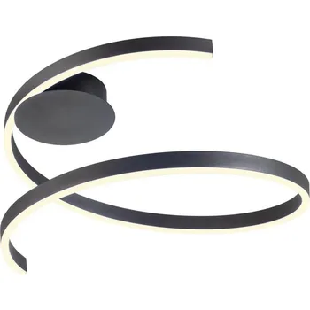 Redo 01-4012 - LED Stmívatelné stropní svítidlo SCROLL LED/38W/230V černá