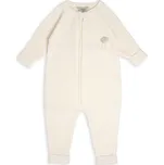 Dětský merino overal Rib "White" Lillelam VELIKOST: 68/6 měsíců