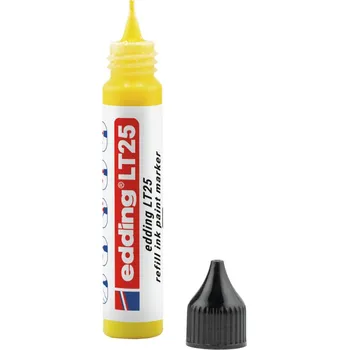 Inkoust pro lakové popisovače Edding EcoLine LT25, žlutý